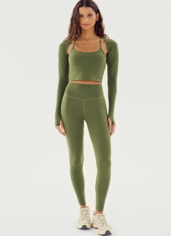 New Splits59 Airweight High Waist 28" Olive