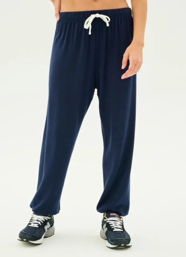 Sale Splits59 Andie Oversized Fleece Sweatpant Indigo