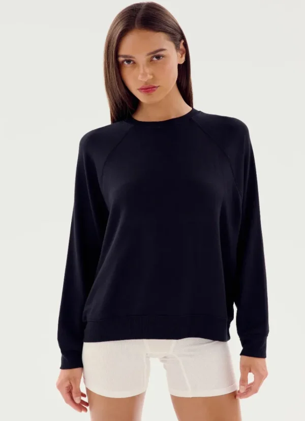 Online Splits59 Andie Oversized Fleece Sweatshirt Black