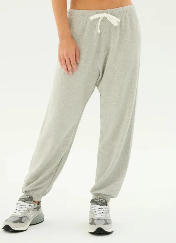 Discount Splits59 Andie Oversized Fleece Sweatpant Heather Grey