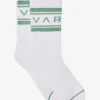 Fashion Varley Astley Active Sock White/Cool Sage