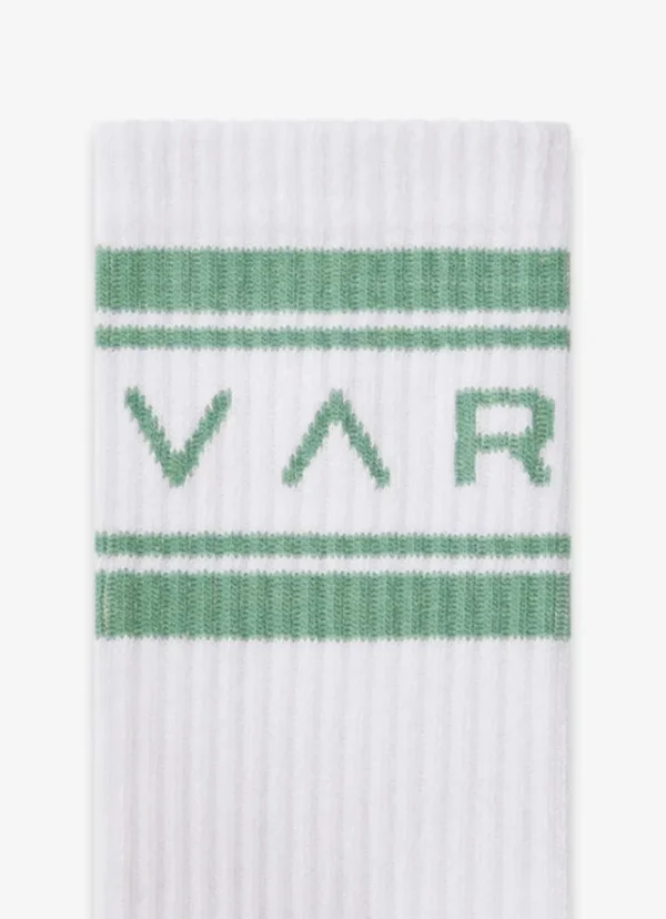 Fashion Varley Astley Active Sock White/Cool Sage