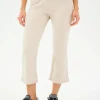 Sale Splits59 Brooks Fleece Cropped Flare Oatmeal/White