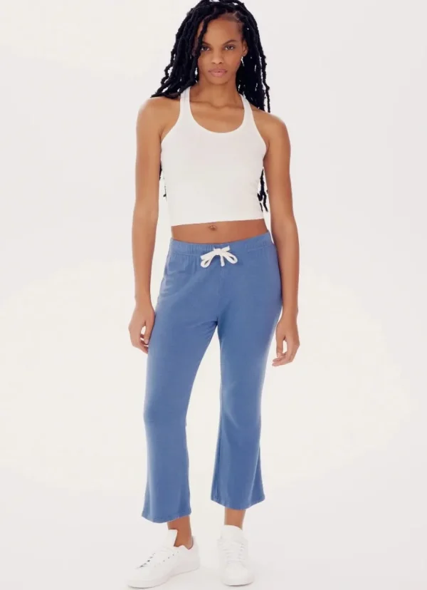 Outlet Splits59 Brooks Fleece Cropped Flare Steel Blue