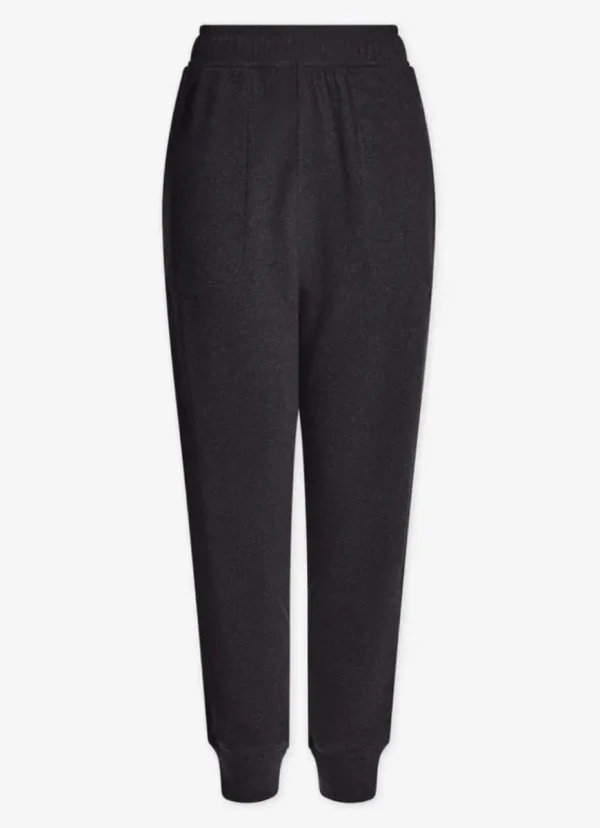 New Varley Brushed Rib Slim Cuff Pant 25” Black Marl