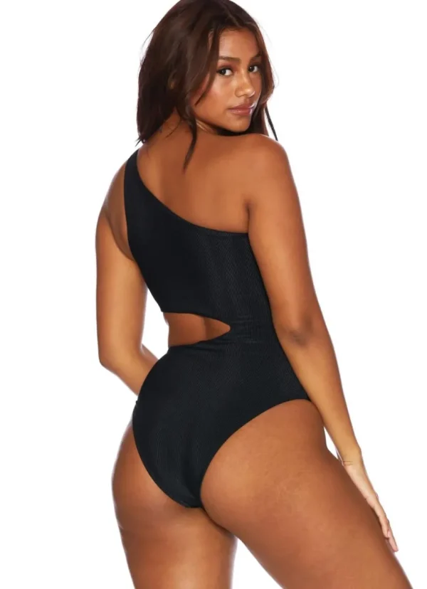 Outlet BEACH RIOT Celine One Piece Black