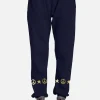 Hot Lauren Moshi Chantria Rock N Roll Star Sweatpants Dark Navy