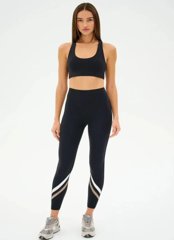 Discount Splits59 Chevron Airweight High Waist Black/Latte