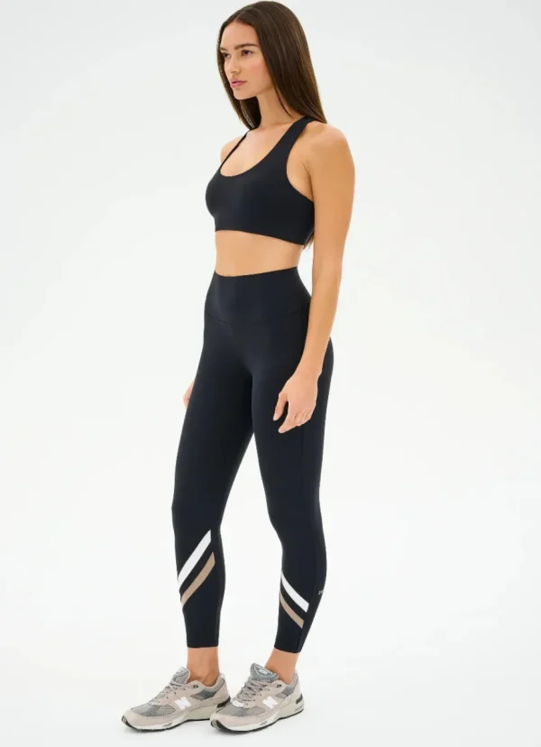 Discount Splits59 Chevron Airweight High Waist Black/Latte
