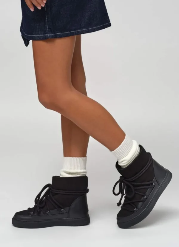New INUIKII Classic Sneaker Boot Black
