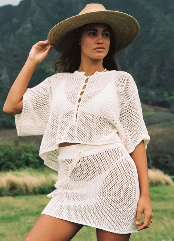 Online LSPACE Coast Is Clear Skirt Cream