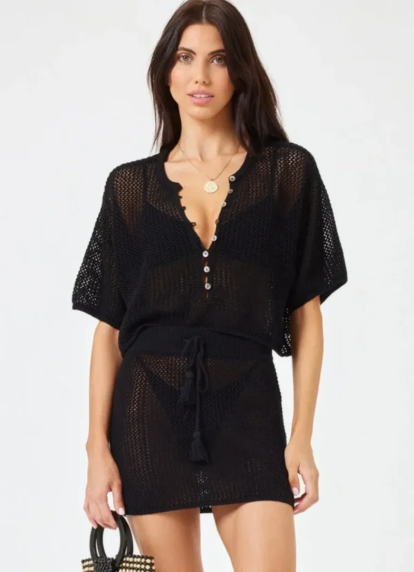 Outlet LSPACE Coast Is Clear Top Black
