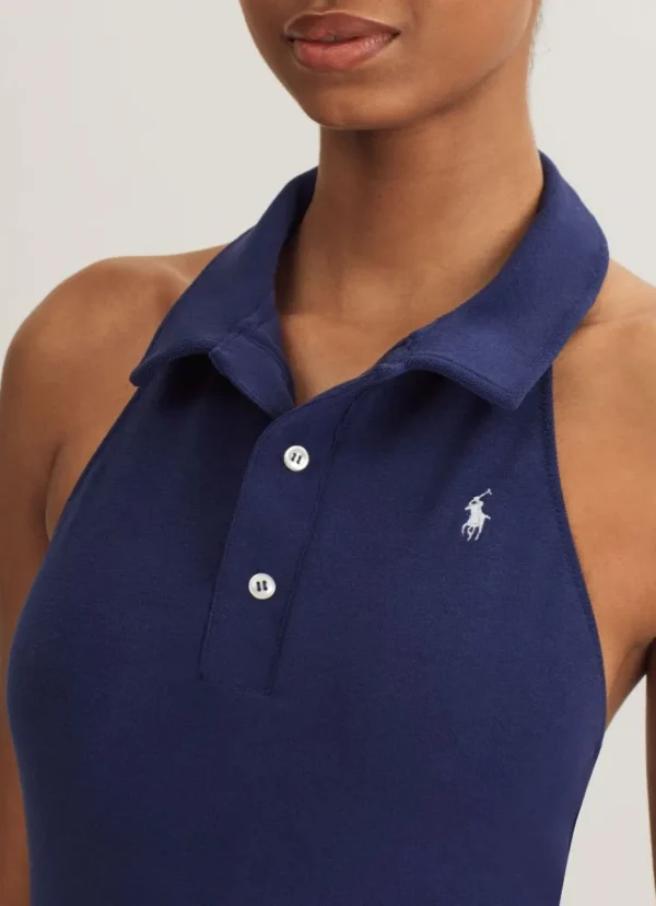 New Polo Ralph Lauren Collar One Piece Navy