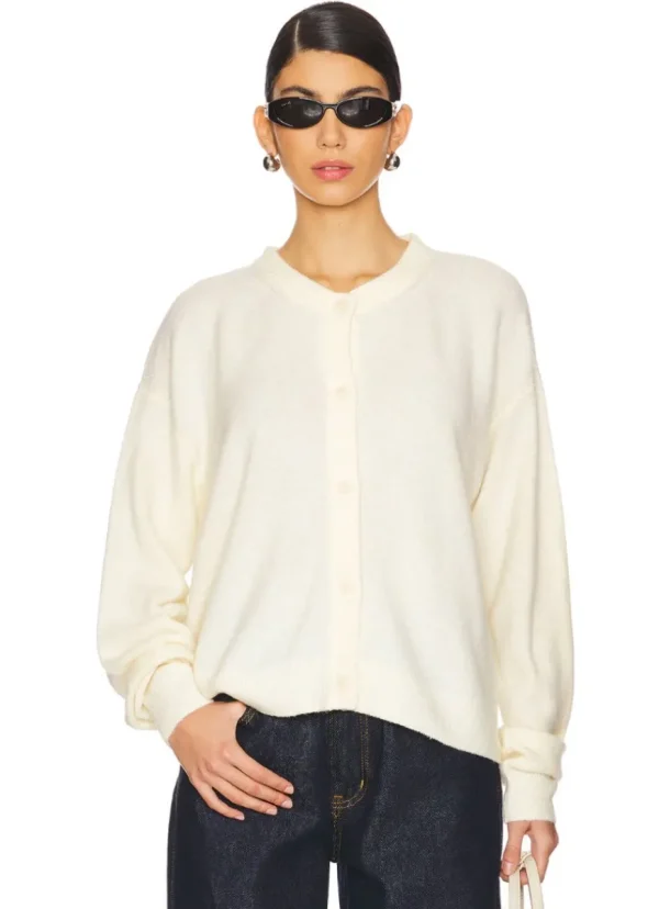 Best American Vintage Damsville Cardigan Pannacotta