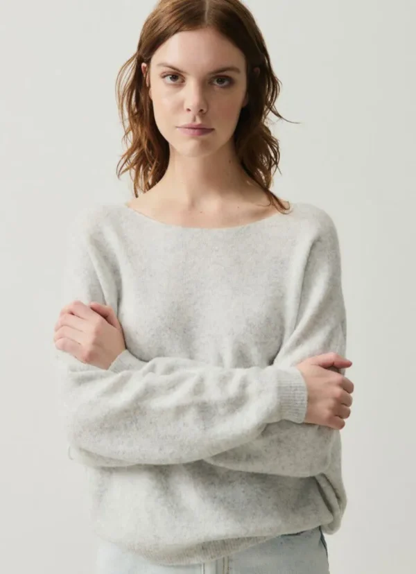 Clearance American Vintage Damsville Pullover Gris Chine