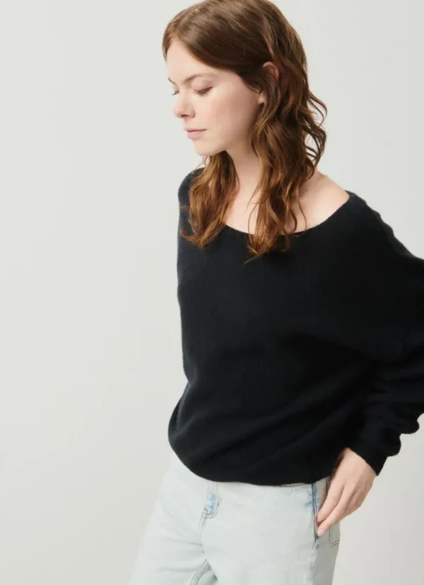 Clearance American Vintage Damsville Pullover Noir