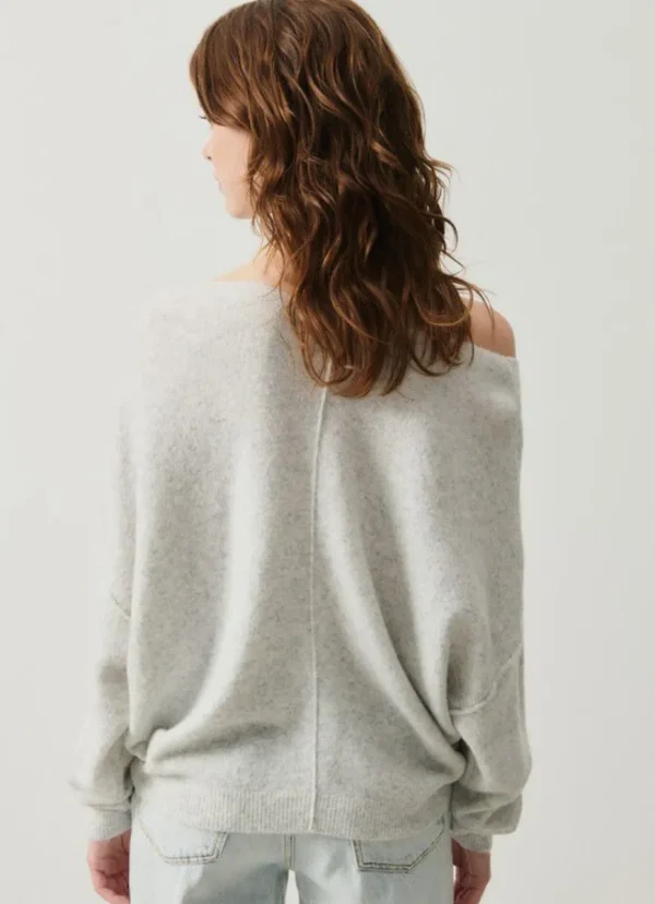 Clearance American Vintage Damsville Pullover Gris Chine