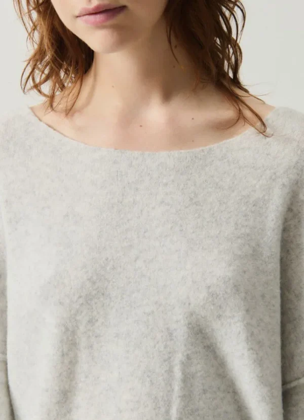 Clearance American Vintage Damsville Pullover Gris Chine