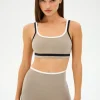 Discount Splits59 Eva Rigor Double Strap Bra Latte/Black