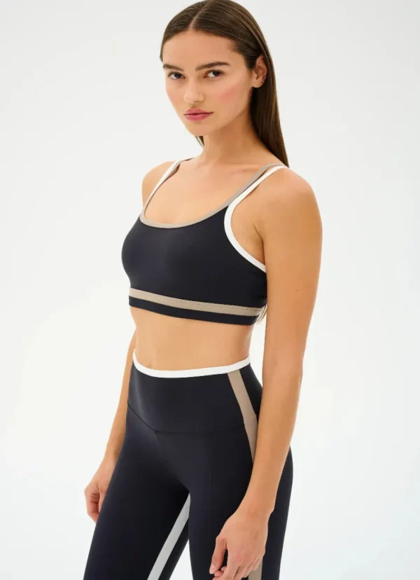Discount Splits59 Eva Rigor Double Strap Bra Black/Latte