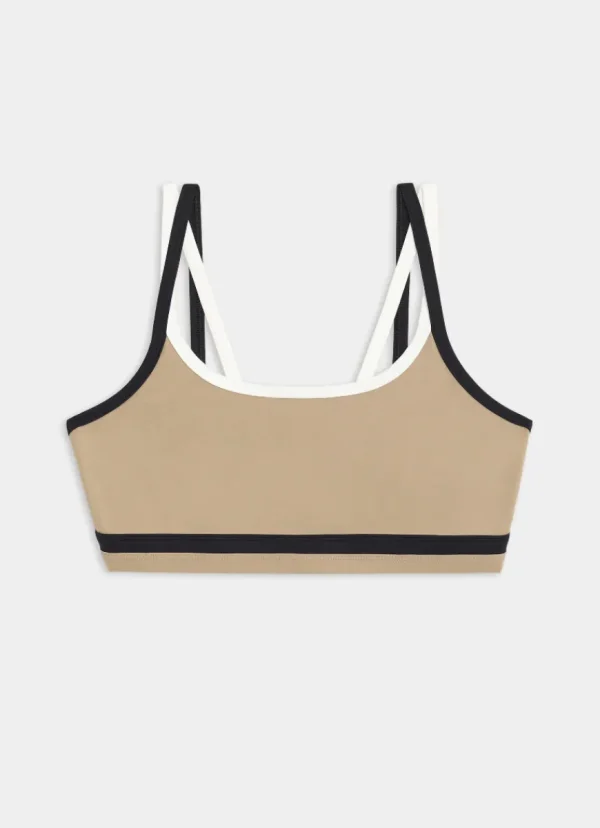 Discount Splits59 Eva Rigor Double Strap Bra Latte/Black