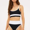 Fashion BEACH RIOT Eva Top Black/White