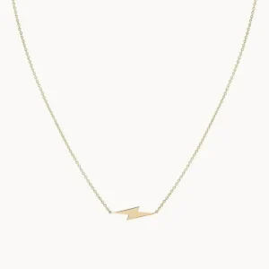 Sale bluboho Everyday Little Lightning Bolt Necklace