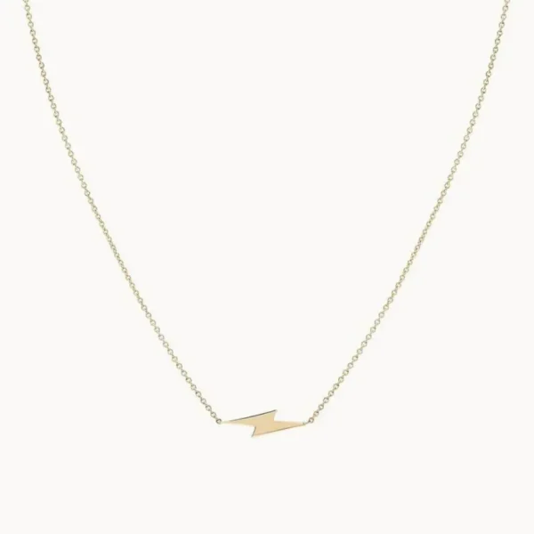 Sale bluboho Everyday Little Lightning Bolt Necklace
