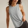 Best Beyond Yoga Featherweight Rebalance Tank Silver Mist