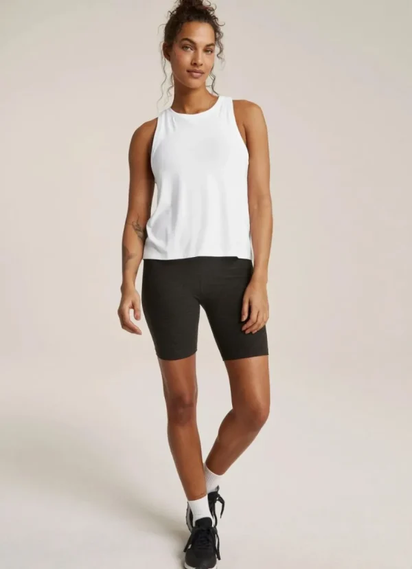 Best Beyond Yoga Featherweight Rebalance Tank Cloud White