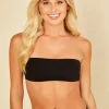 New Cosabella Free Cut Micro Bandeau Black