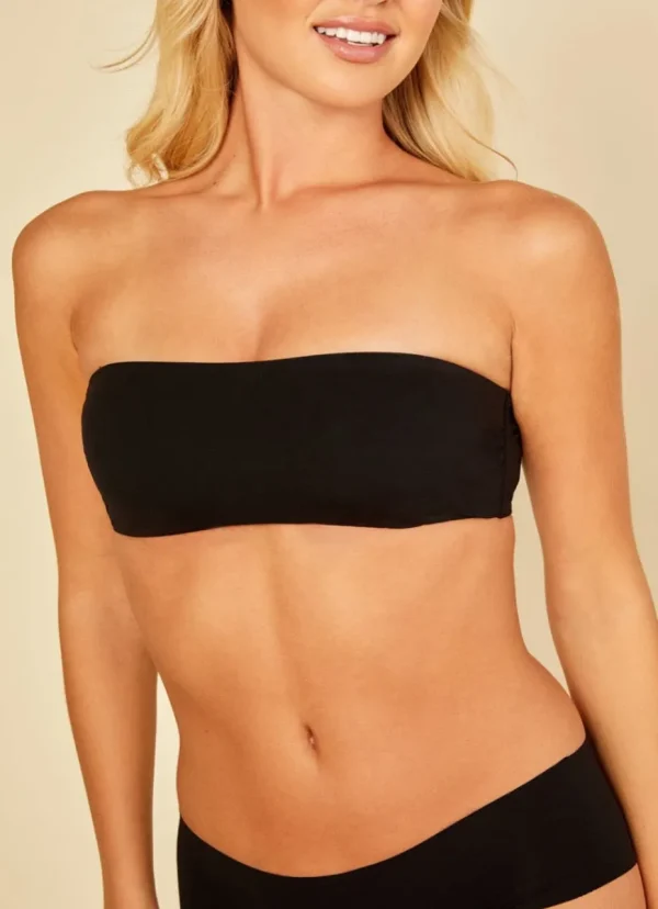 New Cosabella Free Cut Micro Bandeau Black