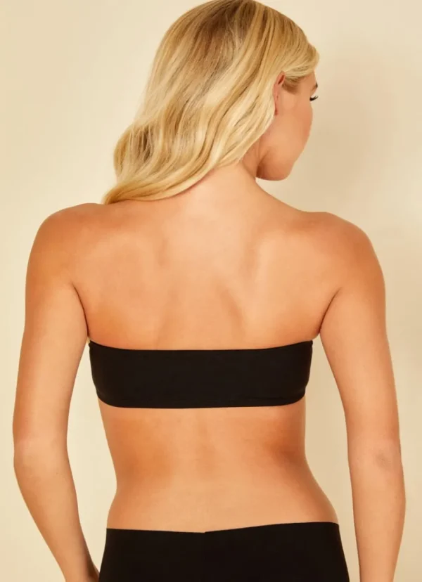 New Cosabella Free Cut Micro Bandeau Black