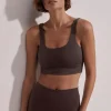 Outlet Varley FreeSoft Cori Bra Coffee Bean