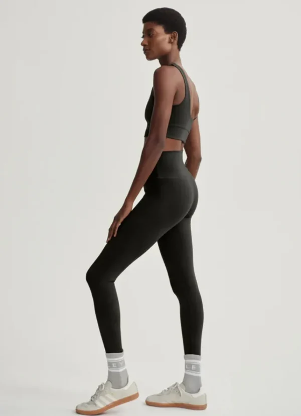 New Varley FreeSoft High Rise Legging 25” Dark Green Resin
