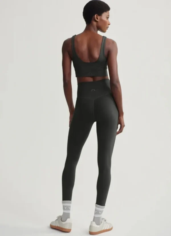 New Varley FreeSoft High Rise Legging 25” Dark Green Resin