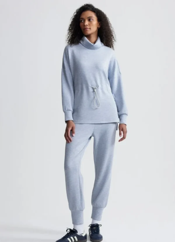 Online Varley Freya Sweat Mid Blue Marl