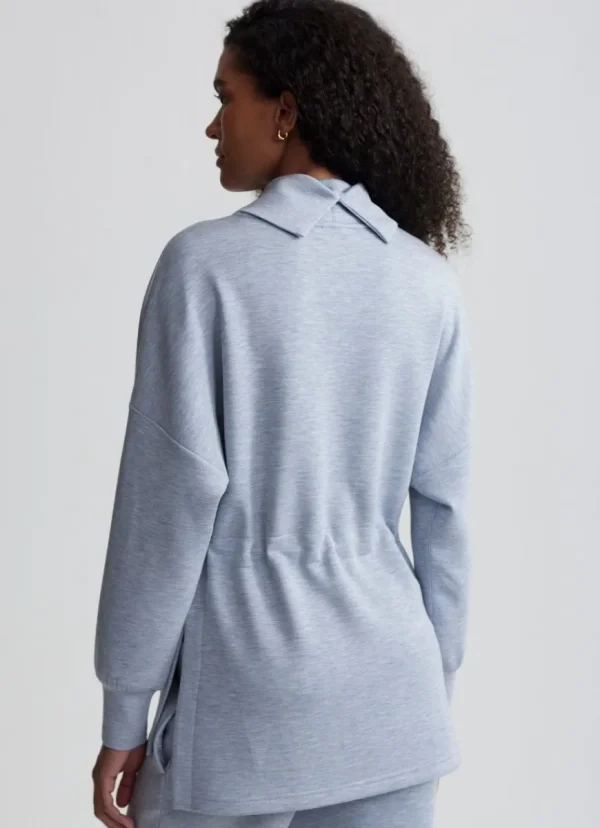 Online Varley Freya Sweat Mid Blue Marl