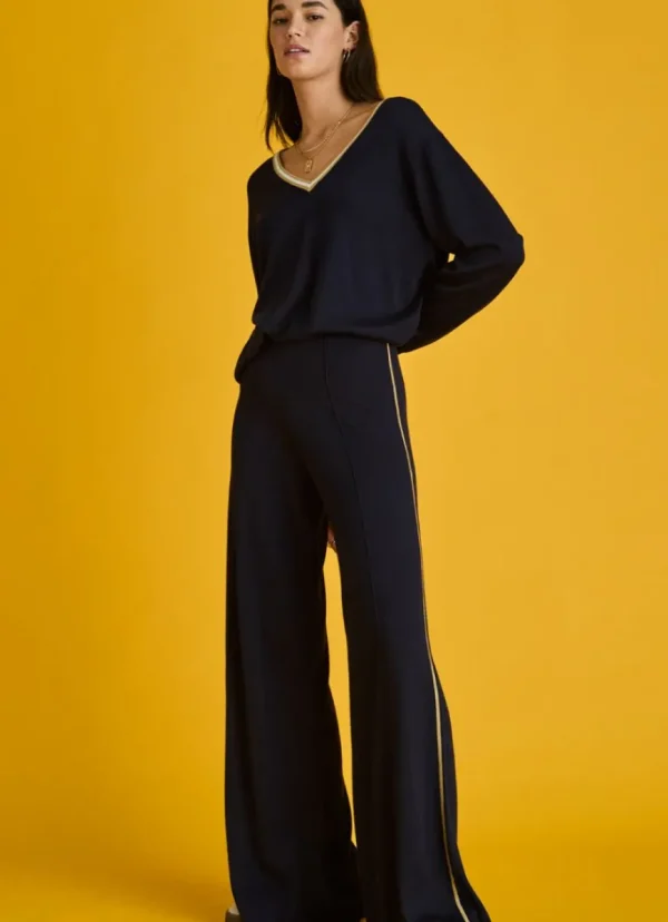 Clearance The Upside Greenwich Alight Knit Pant Navy