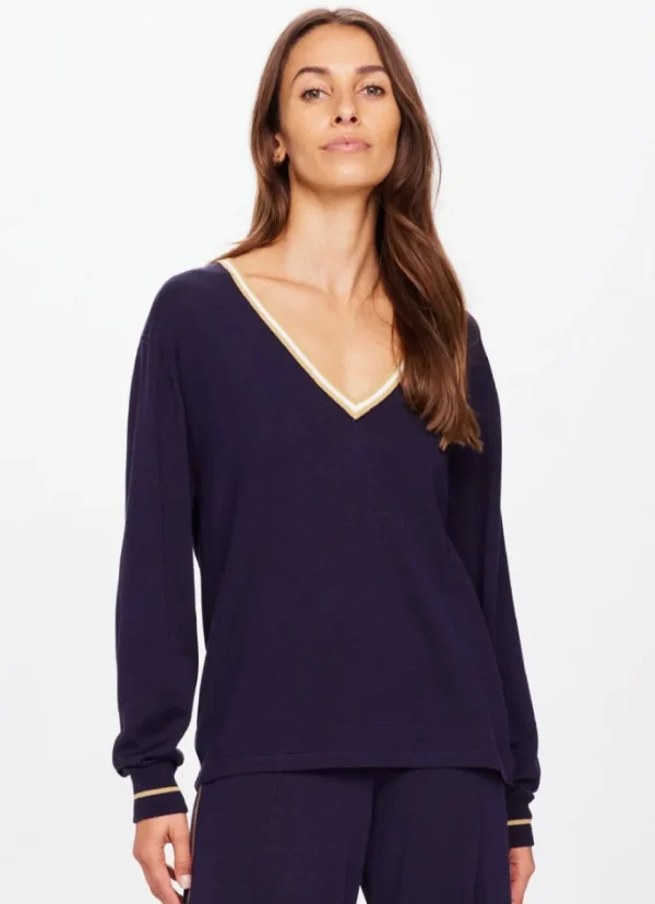 Best The Upside Greenwich Lena Long Sleeve Navy