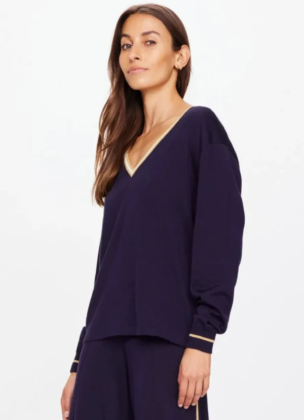 Best The Upside Greenwich Lena Long Sleeve Navy