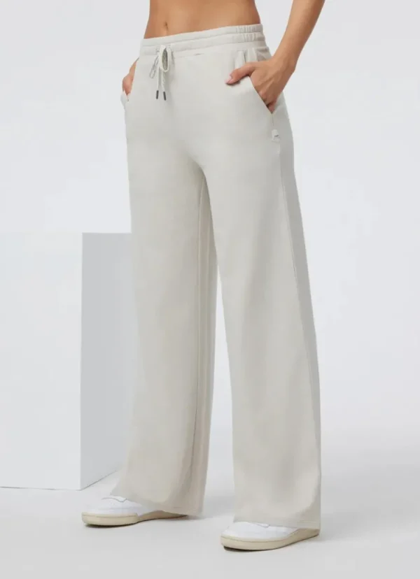 Clearance vuori Halo Essential Wideleg Ecru Heather