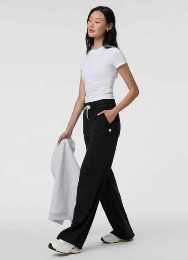 Best vuori Halo Essential Wideleg Black Heather