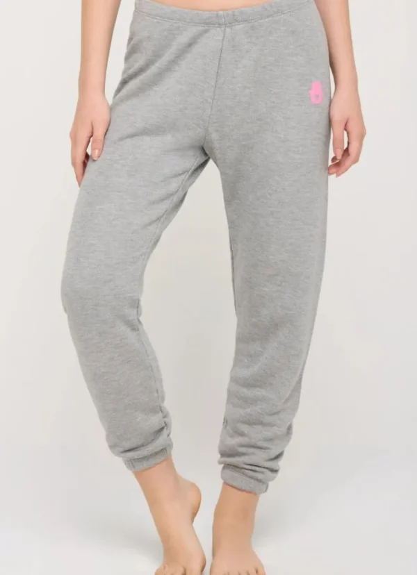 Best Spiritual Gangster Hamsa Luna Sweatpant Heather Grey