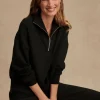 Discount Varley Hawley Half Zip Sweat Black