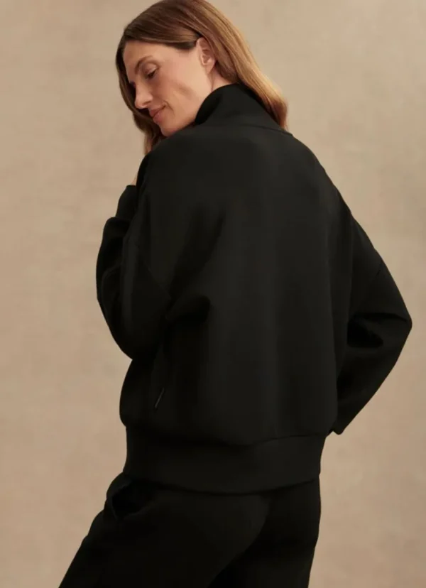 Discount Varley Hawley Half Zip Sweat Black