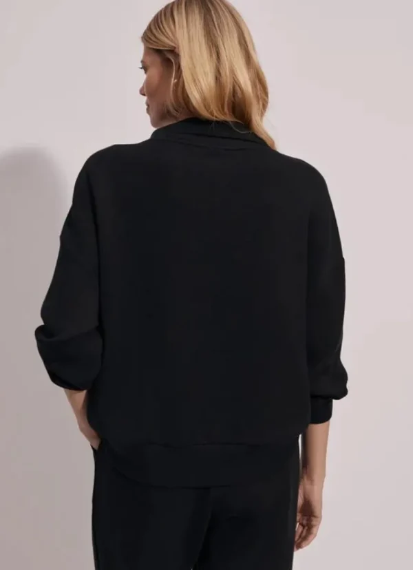 Discount Varley Hawley Half Zip Sweat Black