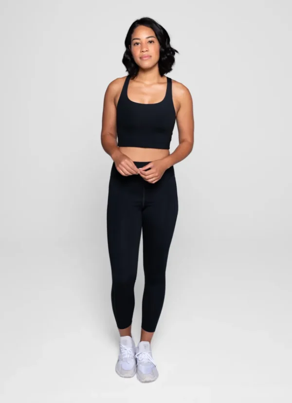Sale Girlfriend Collective High Rise Compressive Legging 23.75" Inseam / 7/8 Black