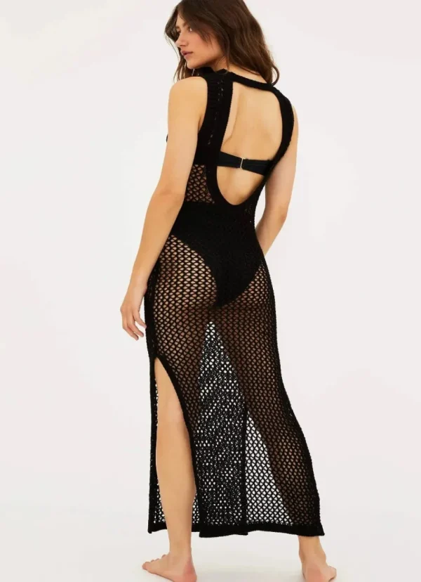 New BEACH RIOT Holly Dress Black