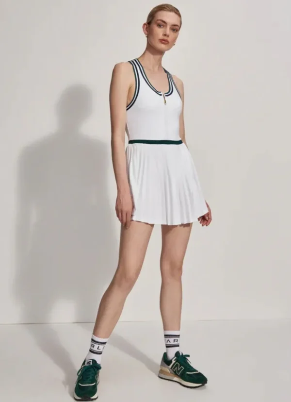 Best Varley Jane Court Dress 28” White/Forest